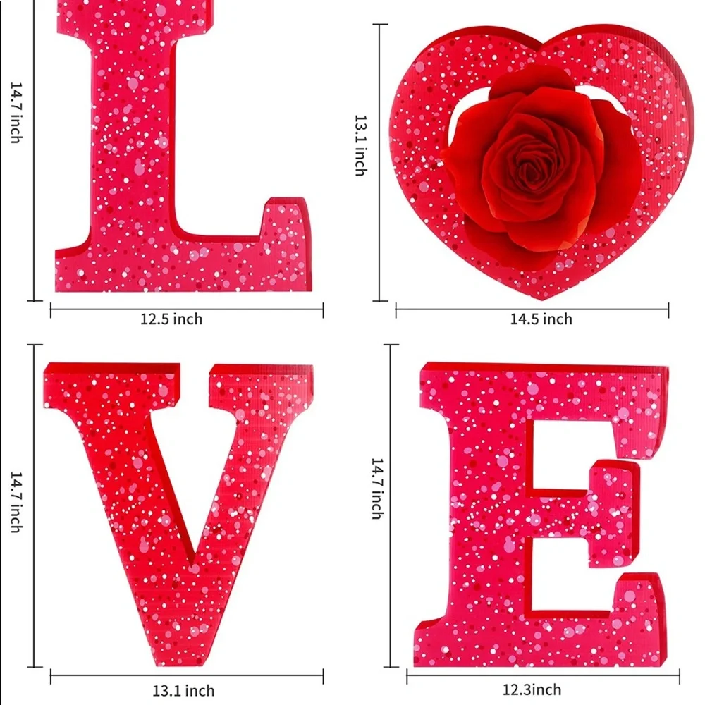 NEW•Love Large Corrugated Signage Letters
